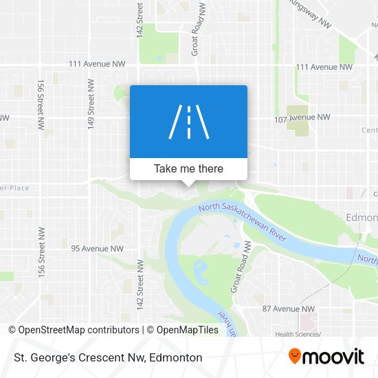 St. George's Crescent Nw map