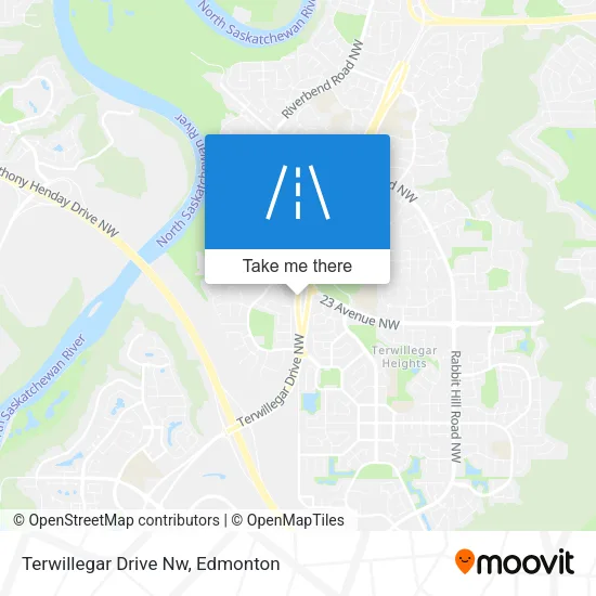 Terwillegar Drive Nw map