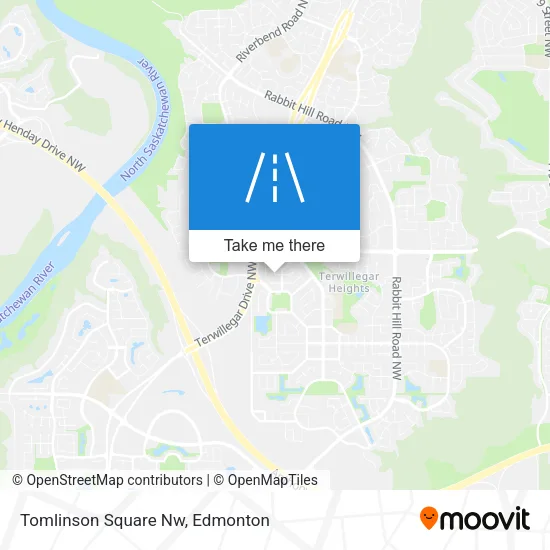 Tomlinson Square Nw map