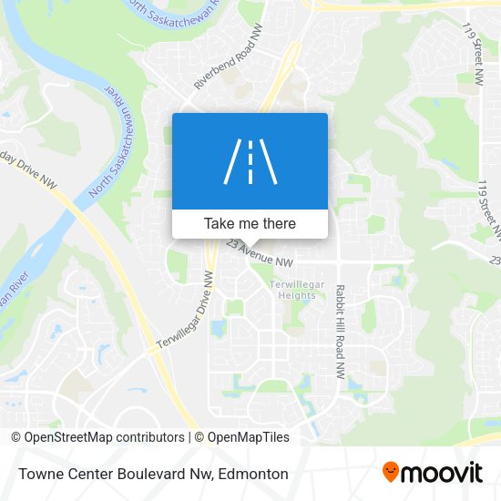 Towne Center Boulevard Nw map