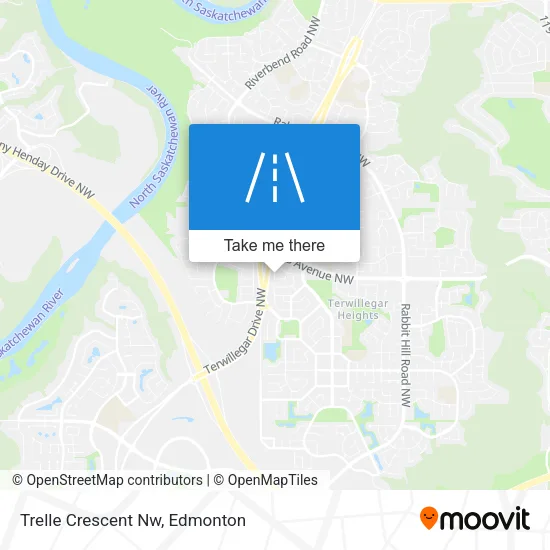 Trelle Crescent Nw map