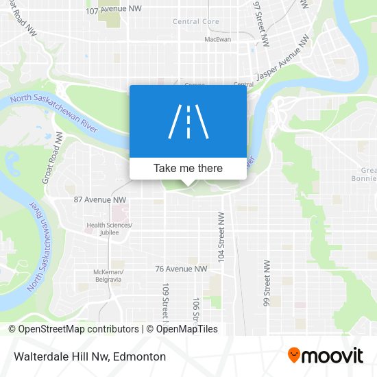 Walterdale Hill Nw map