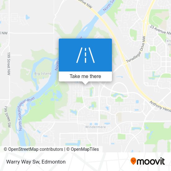 Warry Way Sw map