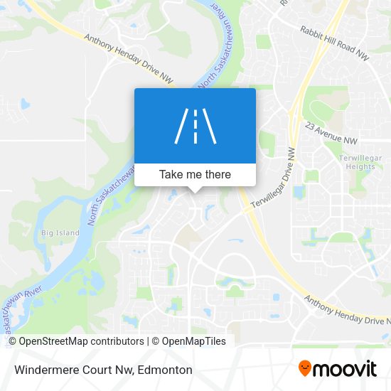 Windermere Court Nw map
