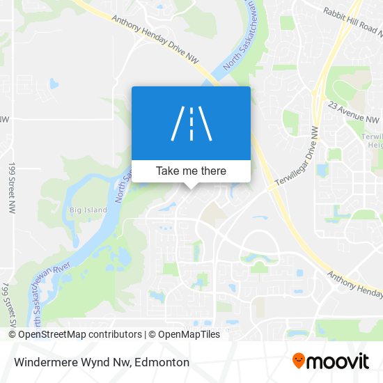 Windermere Wynd Nw map