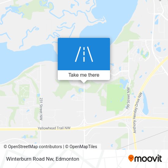 Winterburn Road Nw map