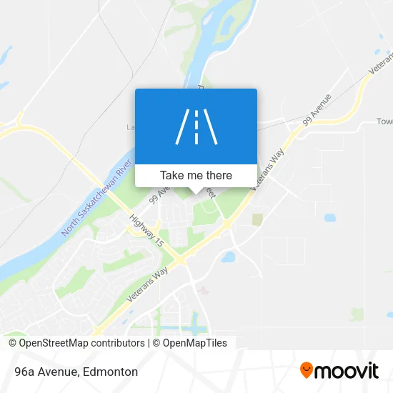 96a Avenue map
