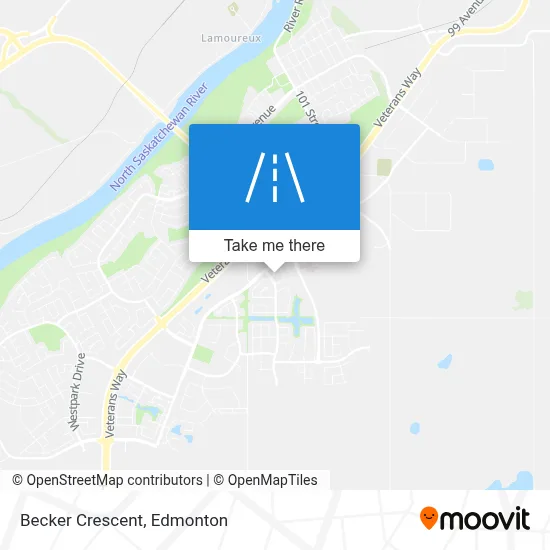Becker Crescent map