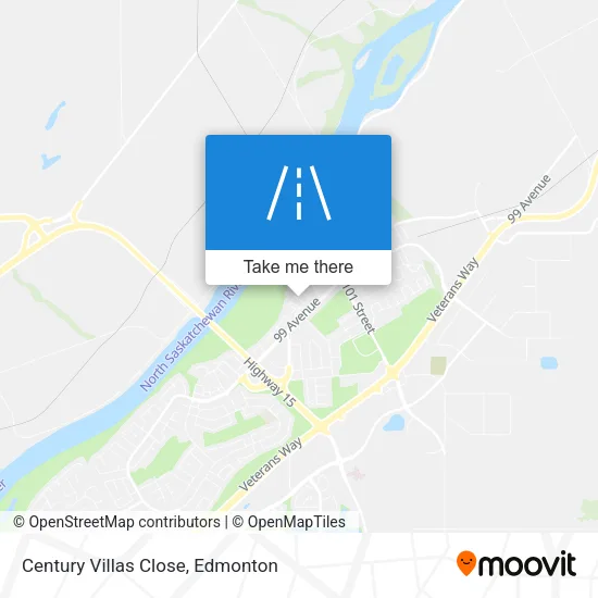 Century Villas Close map