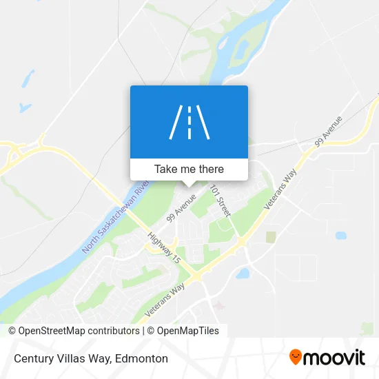 Century Villas Way map