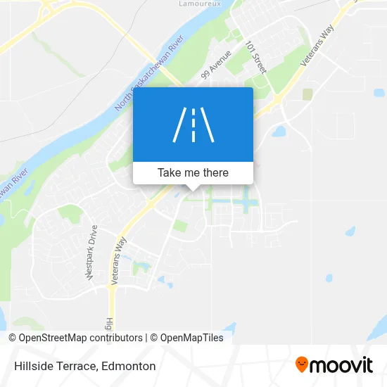 Hillside Terrace map