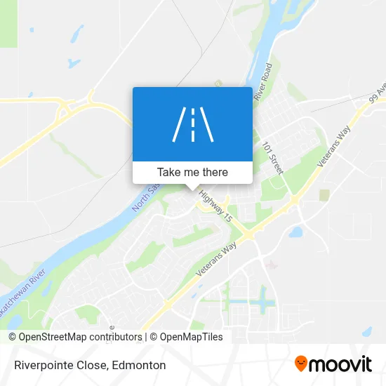 Riverpointe Close map