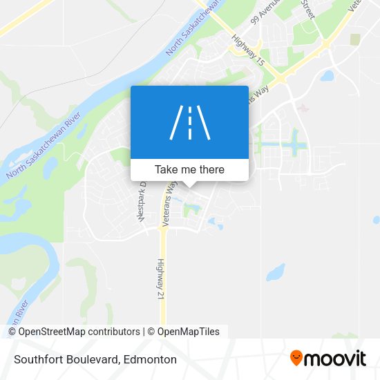 Southfort Boulevard map