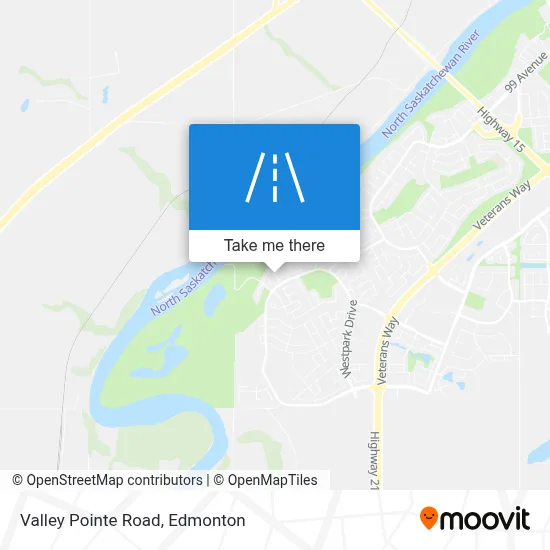 Valley Pointe Road map