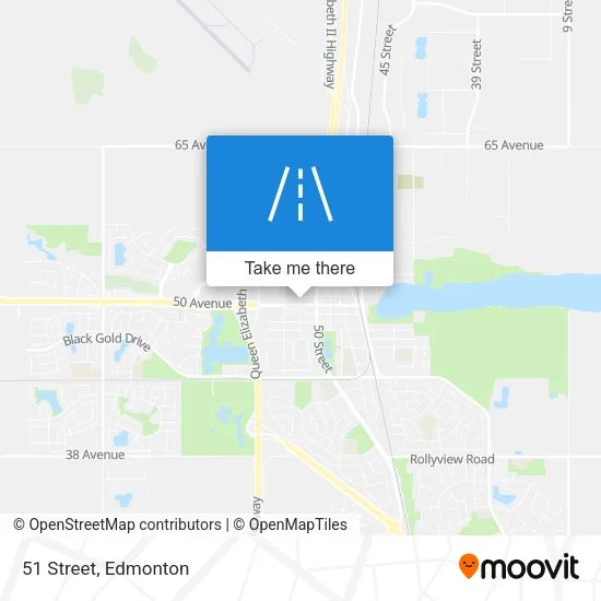 51 Street map