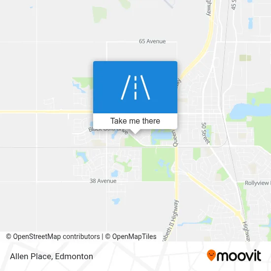 Allen Place map