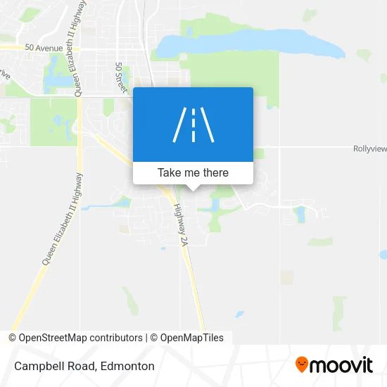 Campbell Road map