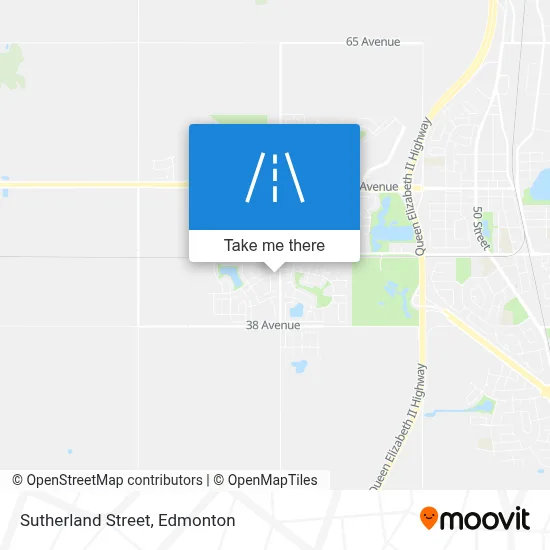 Sutherland Street map