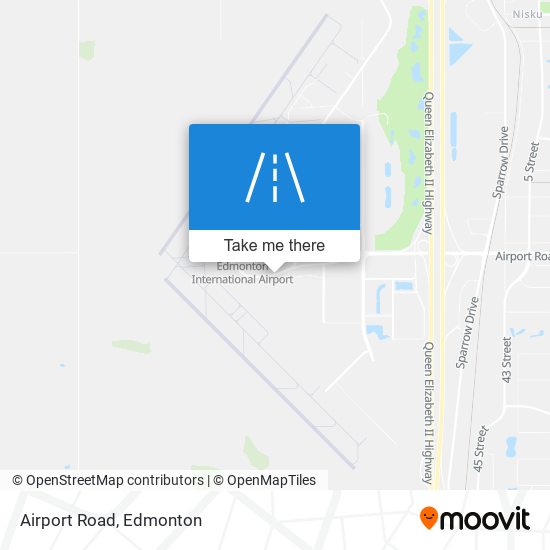 Airport Road map