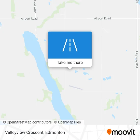 Valleyview Crescent map