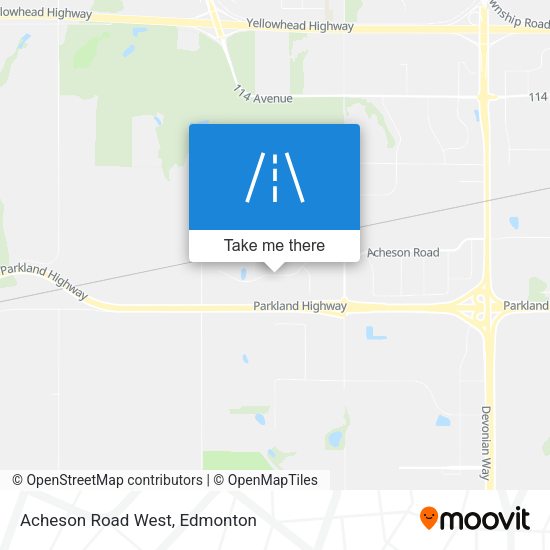 Acheson Road West map