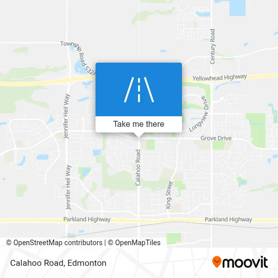 Calahoo Road map