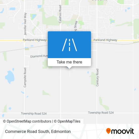 Commerce Road South map