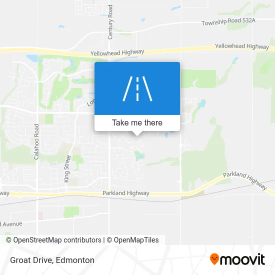 Groat Drive map