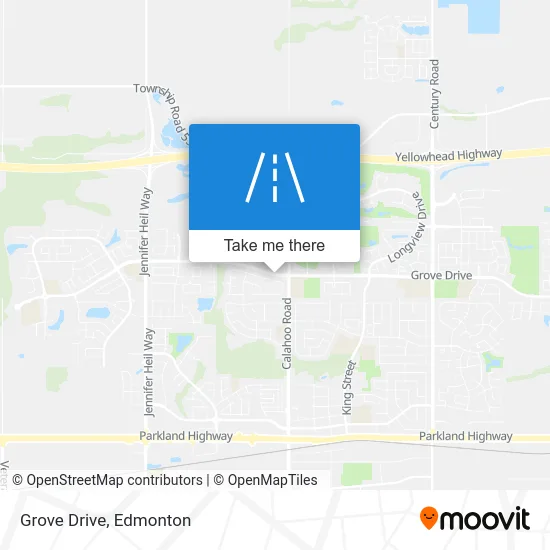Grove Drive map