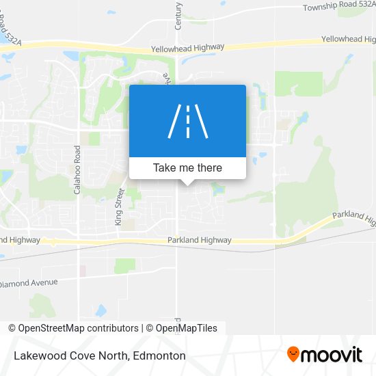 Lakewood Cove North map