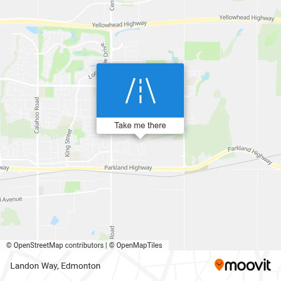 Landon Way map