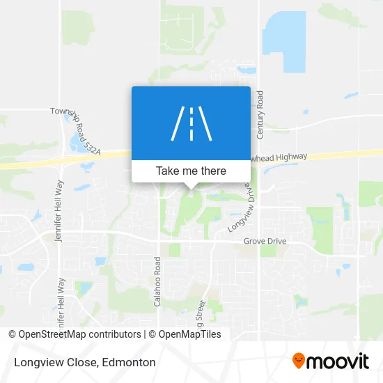 Longview Close map