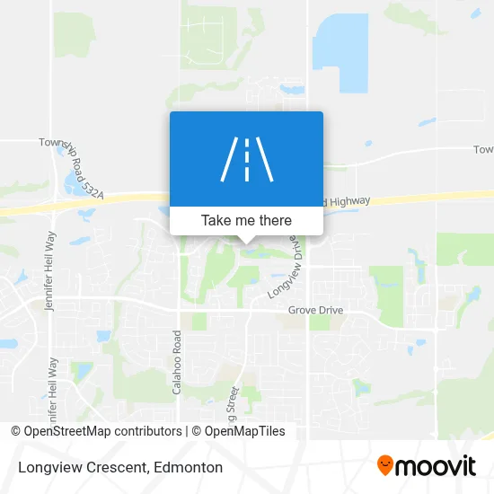 Longview Crescent map