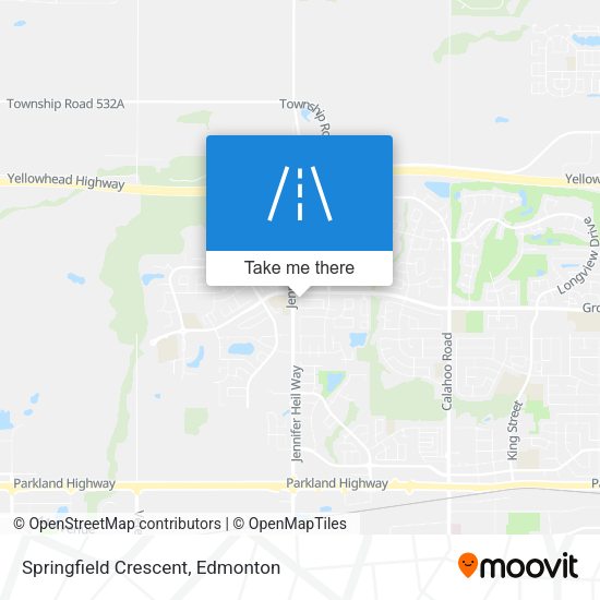 Springfield Crescent map
