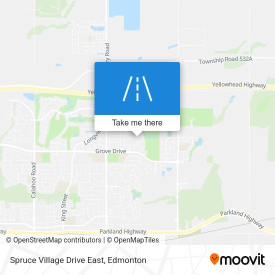 Spruce Village Drive East plan