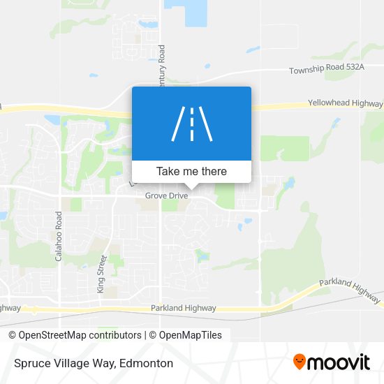 Spruce Village Way plan