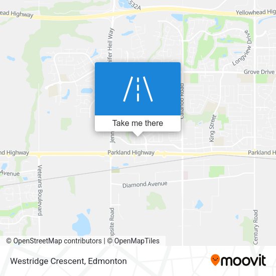 Westridge Crescent map