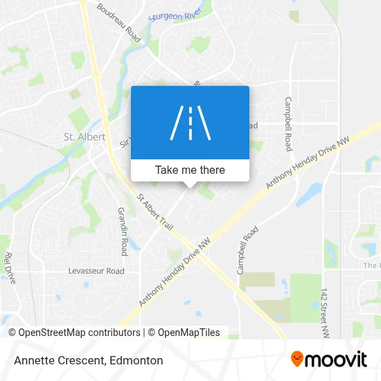 Annette Crescent map