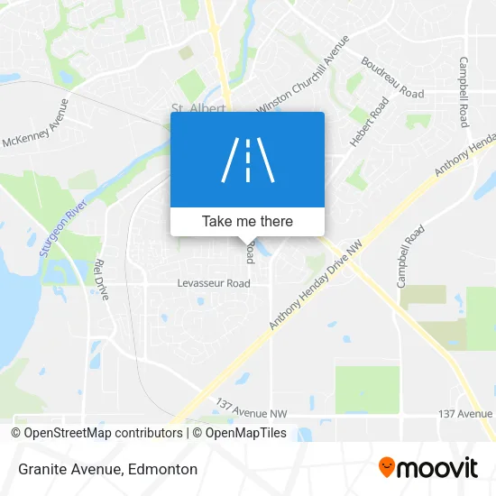Granite Avenue map