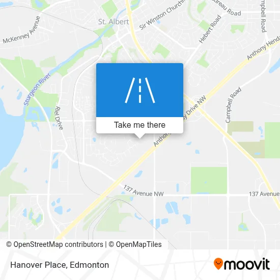 Hanover Place map