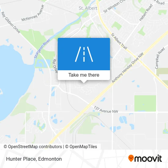 Hunter Place map
