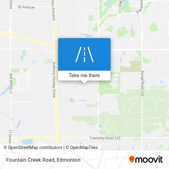 Fountain Creek Road plan