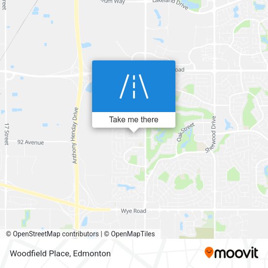 Woodfield Place map