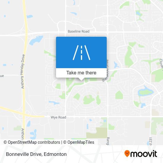 Bonneville Drive plan