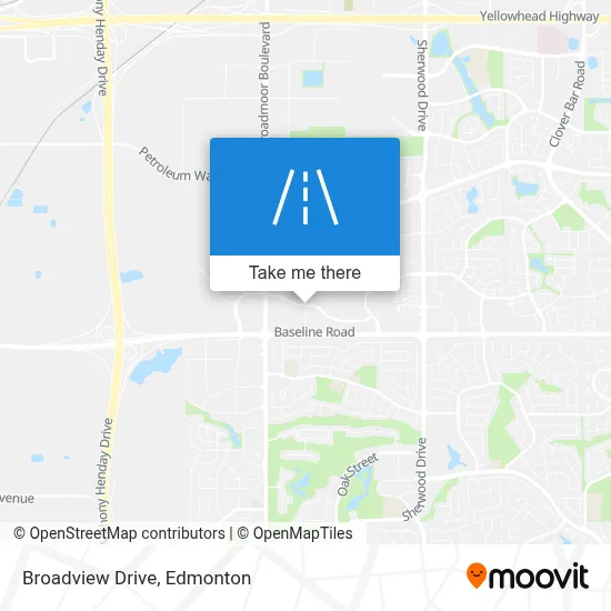 Broadview Drive map