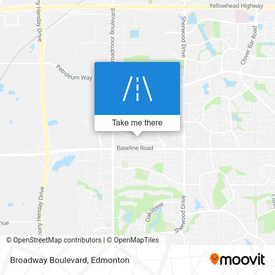Broadway Boulevard map