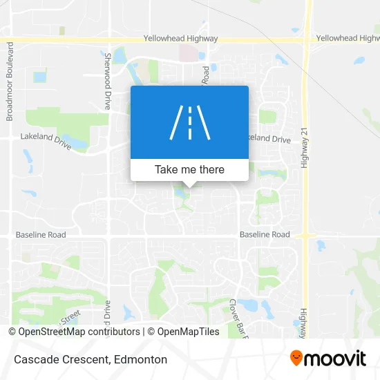 Cascade Crescent map