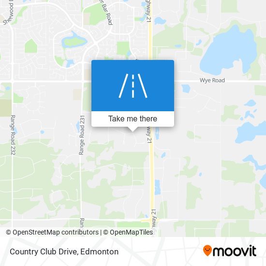 Country Club Drive map