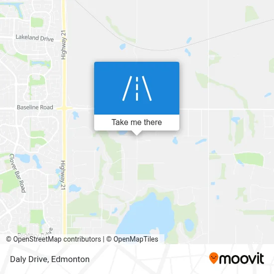 Daly Drive map