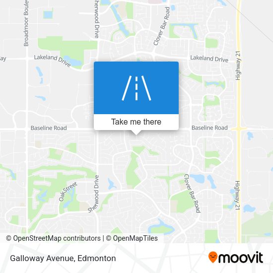 Galloway Avenue map